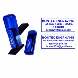 pocket rubber stamp Kenya portable self inking stamp by Bontec Rubber Stamps Nairobi